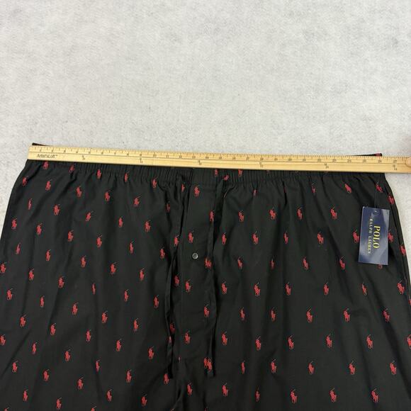 Polo Ralph Lauren Black Red Pony All Over Sleepwear Pajama Pants Size 4X NWT - Picture 5 of 14